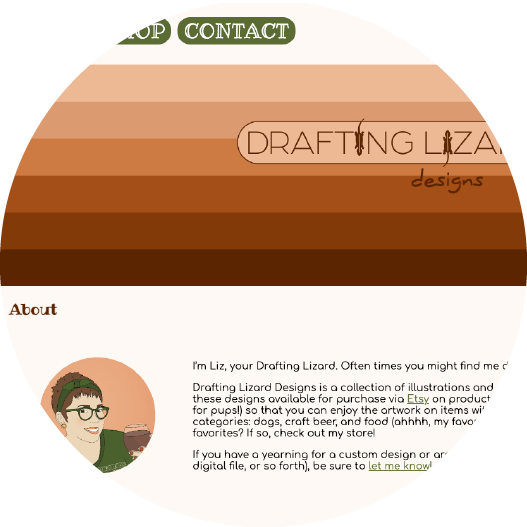 Drafting Lizard Designs Website Design